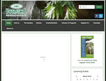 Tablet Screenshot of botanicalconservatory.org